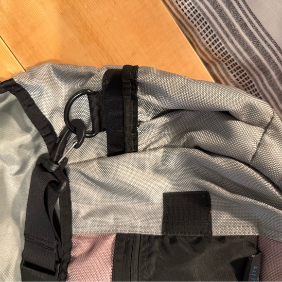 Timbuk2 Two-Tone Gray and Tan Satchel - Picture 2 of 7